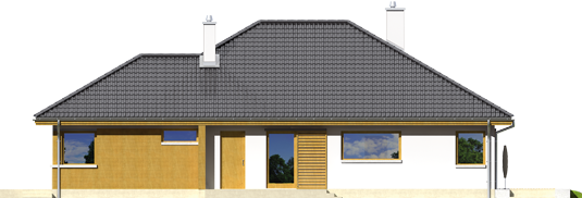 Glen - Projekty domów ARCHIPELAG - Glen - elewacja prawa