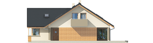 Projekt domu Malena G1 (wersja B) - elewacja prawa