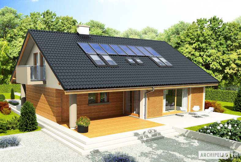 Projekt domu Malena G1 - widok z góry