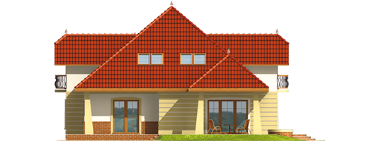 Anabell G2 - Projekt domu Anabell G2 - elewacja tylna