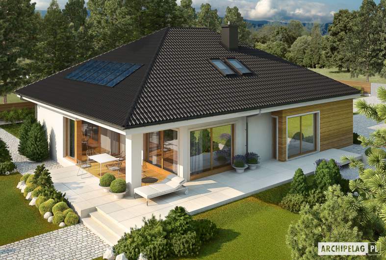 Projekt domu Liv 3 G2 - widok z góry