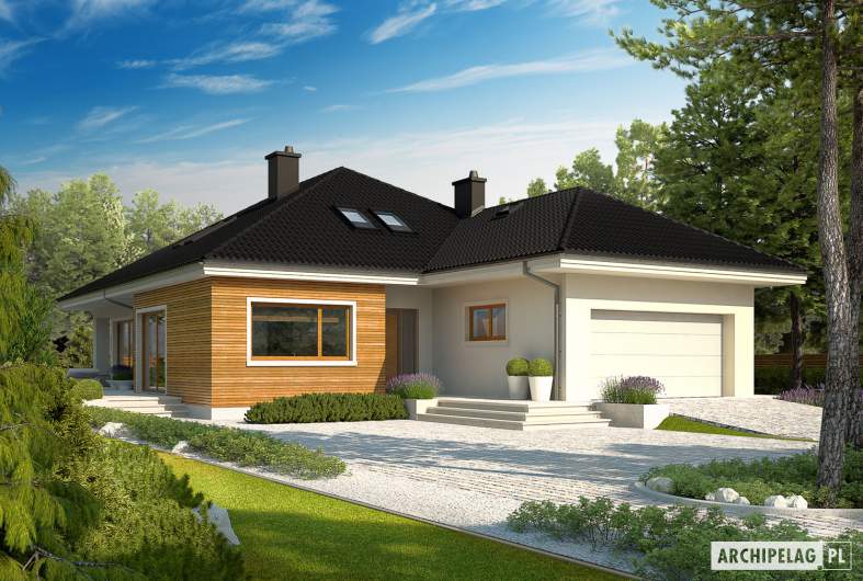 Projekt domu Liv 3 G2 - wizualizacja frontowa