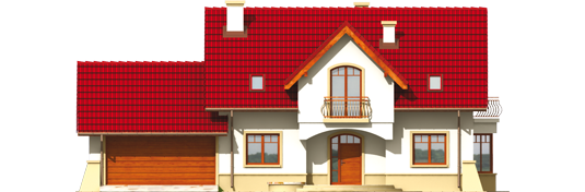 Gertruda G2 - Projekt domu Gertruda G2 - elewacja frontowa