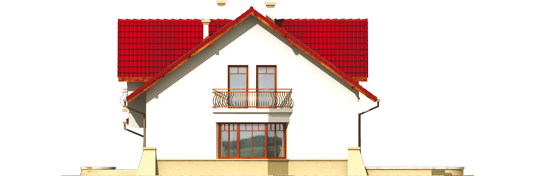 Gertruda G2 - Projekt domu Gertruda G2 - elewacja prawa