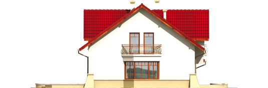 Gertruda G2 - Projekt domu Gertruda G2 - elewacja prawa