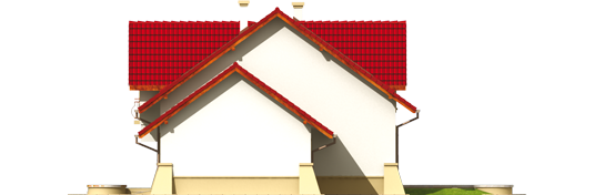 Gertruda G2 - Projekt domu Gertruda G2 - elewacja lewa