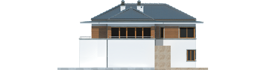 Leonardo G2 - Projekt domu Leonardo G2 - elewacja prawa
