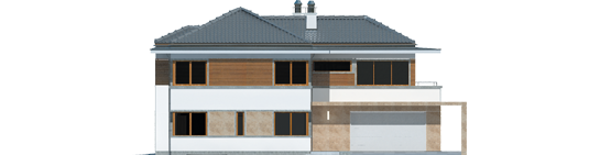 Leonardo G2 - Projekt domu Leonardo G2 - elewacja frontowa