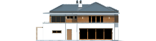 Leonardo G2 - Projekt domu Leonardo G2 - elewacja tylna