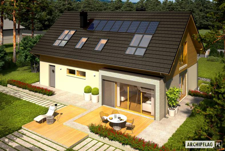 Projekt domu Benjamin II G2 ENERGO - Benjamin II G2 ENERGO - widok z góry