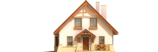 Vladimir - Projekt domu Wojtek - elewacja frontowa