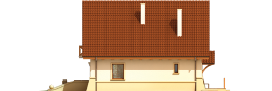 Vladimir - Projekt domu Wojtek - elewacja lewa