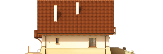 Vladimir - Projekt domu Wojtek - elewacja lewa