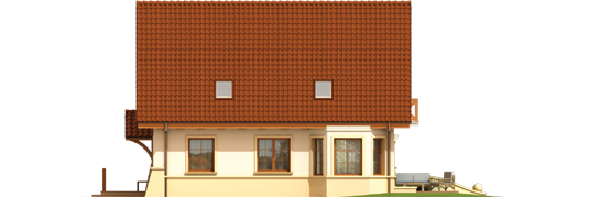 Vladimir - Projekt domu Wojtek - elewacja prawa