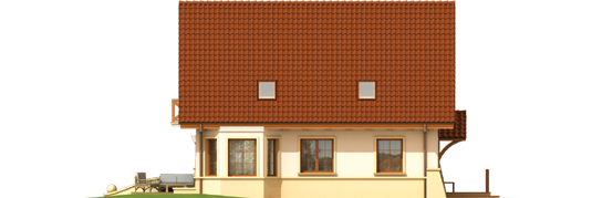 Vladimir - Projekt domu Wojtek - elewacja prawa