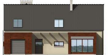 Stan G1 - Projekt domu Stanisław G1 - elewacja frontowa