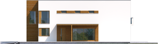 EX 5 G1 Soft - Projekt domu EX 5 G1 soft - elewacja prawa