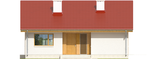 Rafael - Projekt domu Rafael - elewacja frontowa