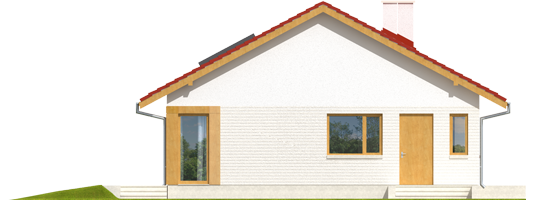 Rafael - Projekt domu Rafael - elewacja lewa