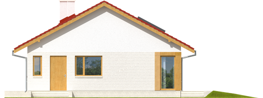 Rafael - Projekt domu Rafael - elewacja lewa