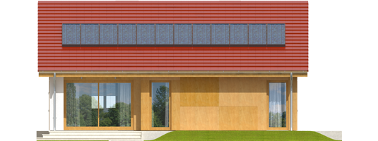 Rafael - Projekt domu Rafael - elewacja tylna