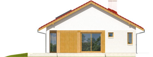 Rafael - Projekt domu Rafael - elewacja prawa