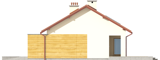 Edwin G1 ENERGO - Projekt domu Edwin G1 ENERGO - elewacja prawa