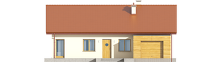 Projekt domu Edwin G1 ENERGO - elewacja frontowa