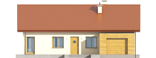 Edwin G1 ENERGO - Projekt domu Edwin G1 ENERGO - elewacja frontowa