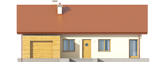 Edwin G1 ENERGO - Projekt domu Edwin G1 ENERGO - elewacja frontowa