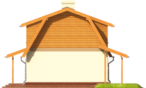 Vera - Projekt domu Wera - elewacja lewa