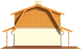 Vera - Projekt domu Wera - elewacja prawa