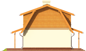 Vera - Projekt domu Wera - elewacja prawa