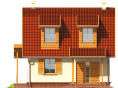 Vera - Projekt domu Wera - elewacja frontowa