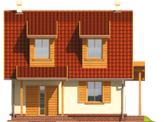 Vera - Projekt domu Wera - elewacja frontowa