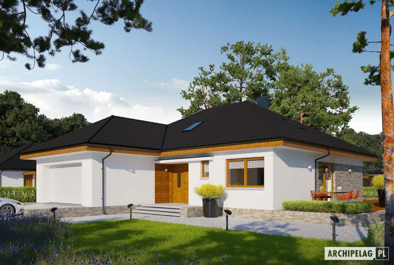 Projekt domu Astrid (mała) II G2 ENERGO PLUS - wizualizacja frontowa