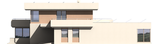 Projekt domu Steps G2 - elewacja prawa