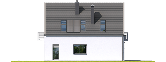 Noel G1 ENERGO - Projekt domu Noel G1 ENERGO - elewacja lewa