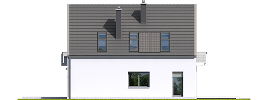 Noel G1 ENERGO - Projekt domu Noel G1 ENERGO - elewacja lewa