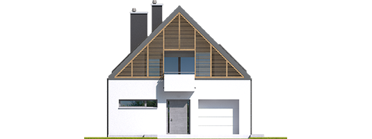 Noel G1 ENERGO - Projekt domu Noel G1 ENERGO - elewacja frontowa