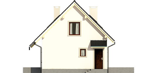 Celine - Projekt domu Celinka - elewacja prawa