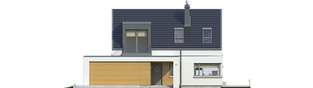Projekt domu Edgar II G2 ENERGO - elewacja frontowa