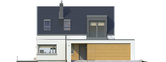 Edgar II G2 ENERGO - Projekt domu Edgar II G2 ENERGO - elewacja frontowa
