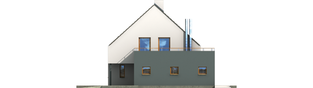 Projekt domu Igor G1 - elewacja prawa