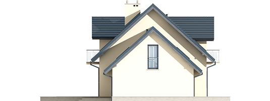 Marise II G2 ENERGO - Projekty domów ARCHIPELAG - Marisa II G2 ENERGO - elewacja prawa