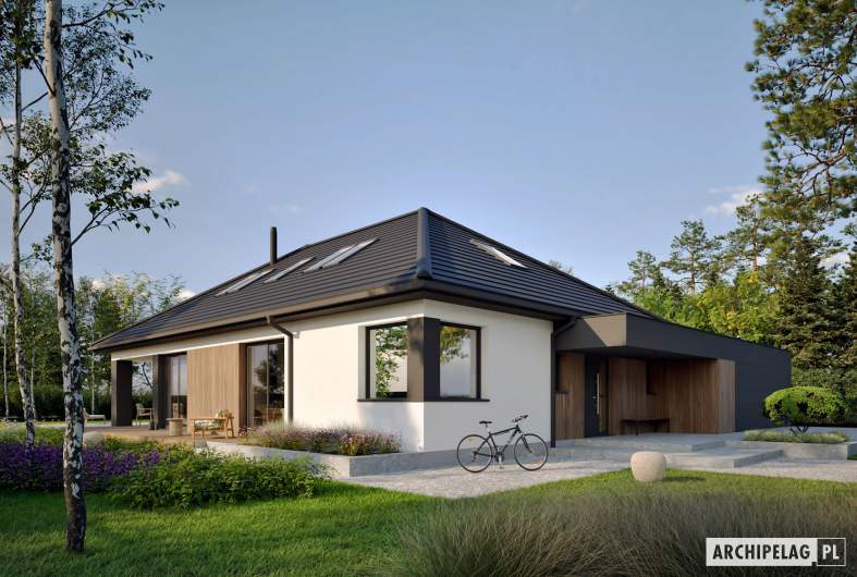 Projekt domu Daniel XI G2 ENEROG PLUS - wizualizacja frontowa