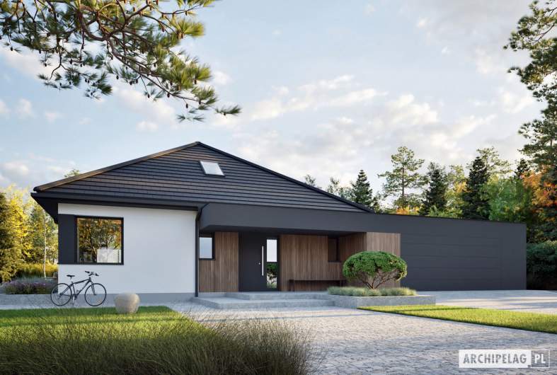 Projekt domu Daniel XI G2 ENEROG PLUS - wizualizacja frontowa