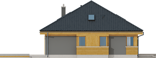 Gabriel G1 ENERGO - Projekt domu Gabriel G1 MULTI-COMFORT - elewacja lewa