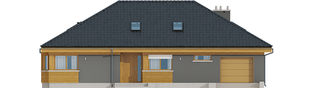 Projekt domu Gabriel G1 MULTI-COMFORT - elewacja frontowa