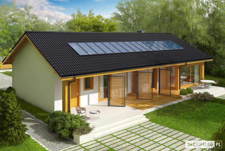 Projekt domu Eryk II G1 - widok z góry